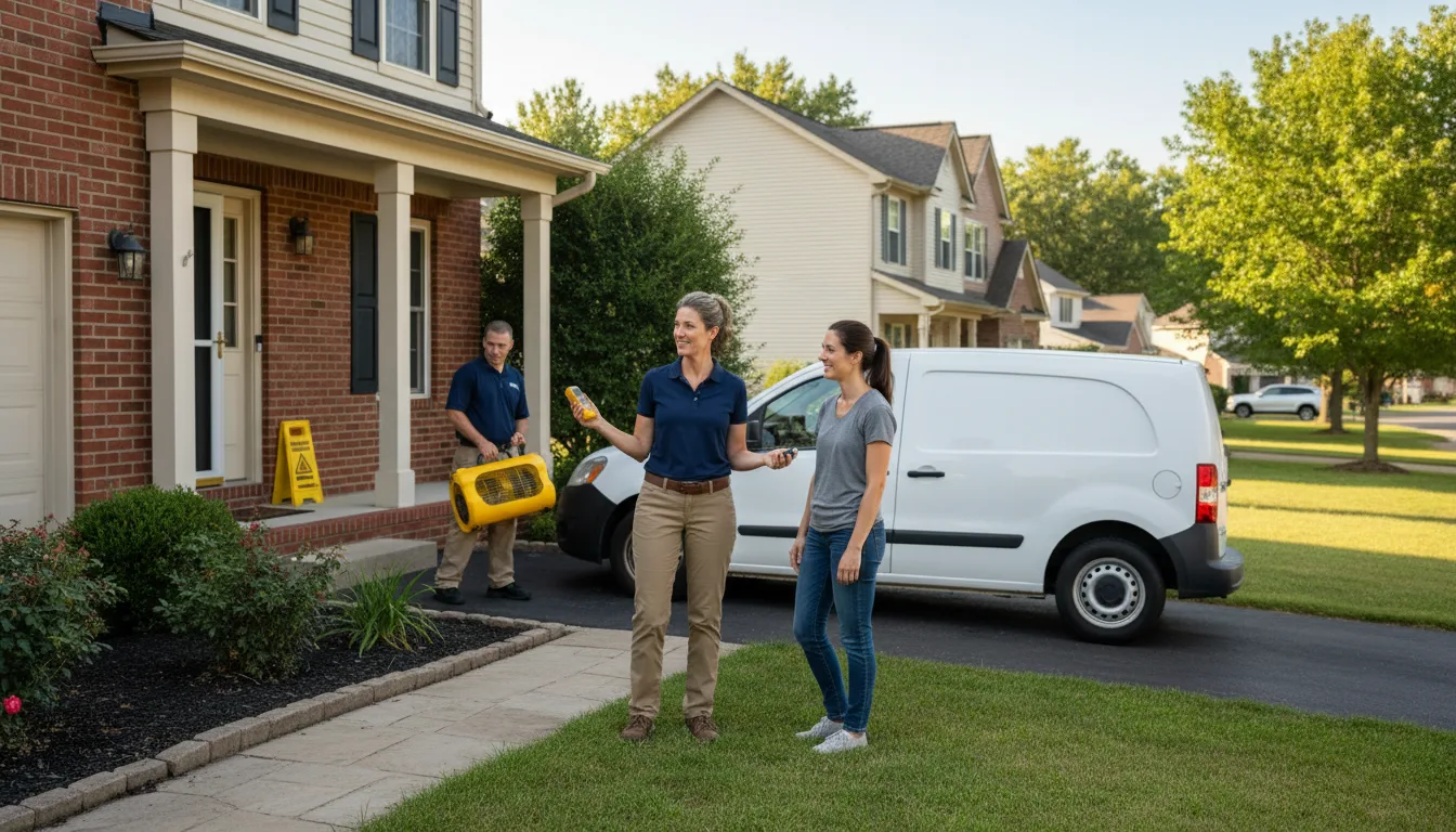 Water restoration image for Water Damage & Restoration Services in New Florence, MO
